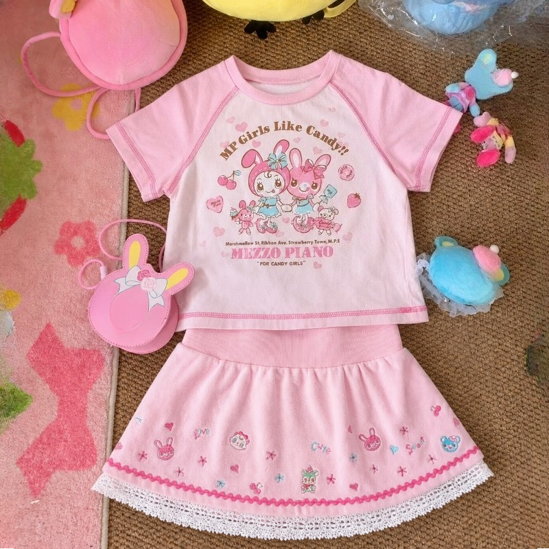 Vintage Fashion Y2K - Vintage Kawaii Cute Short Sleeve T-shirts