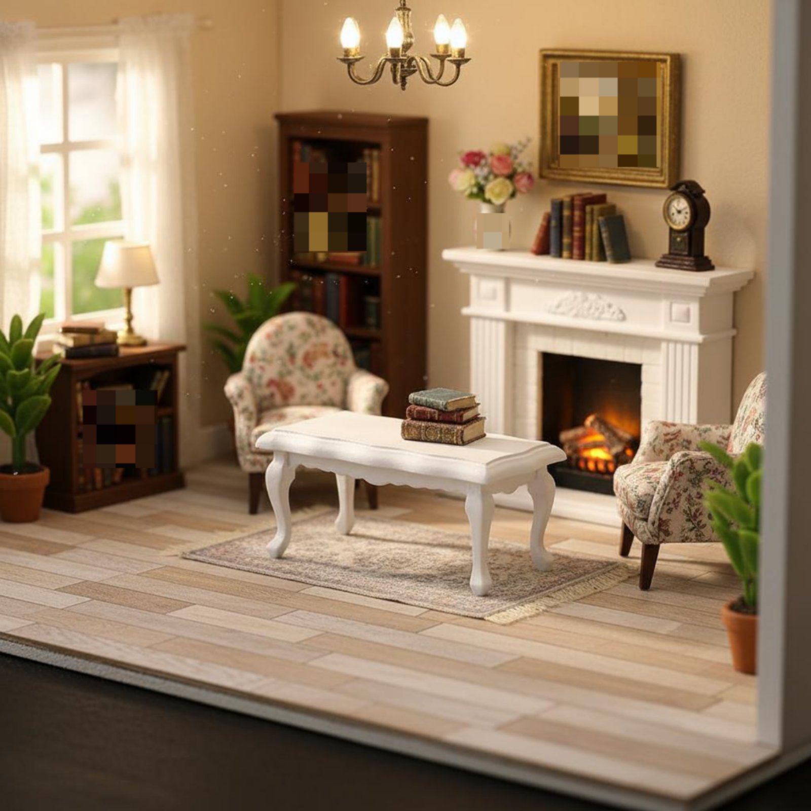 Vintage Fashion Photography - 1:12 Scale Coffee Table Photography Prop