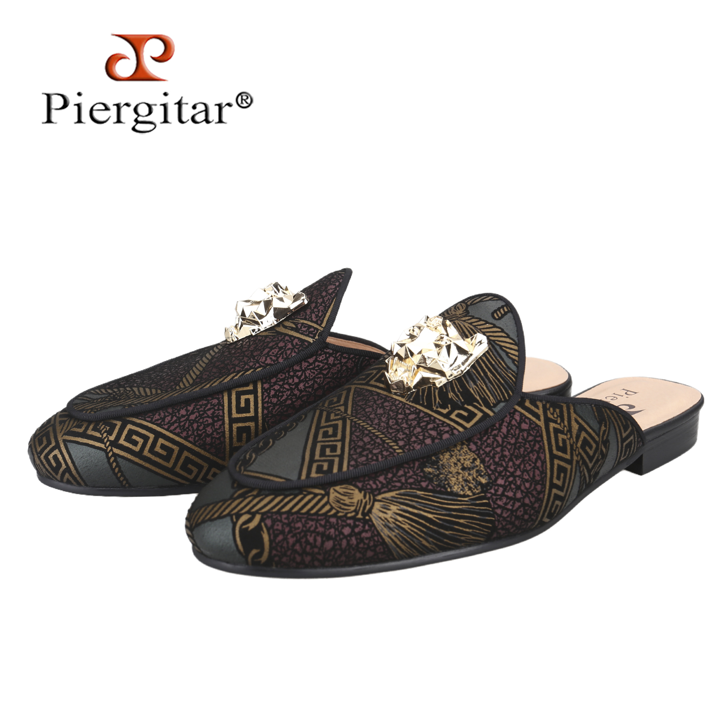 Vintage Fashion Model - Piergitar Luxury Brand Model Printed Leather