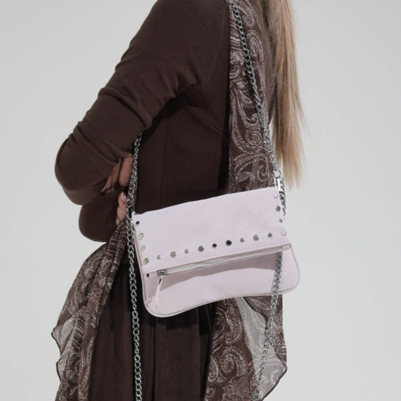 Vintage Urban Fashion - Fashionable Minimalist Retro Underarm Rivet Square