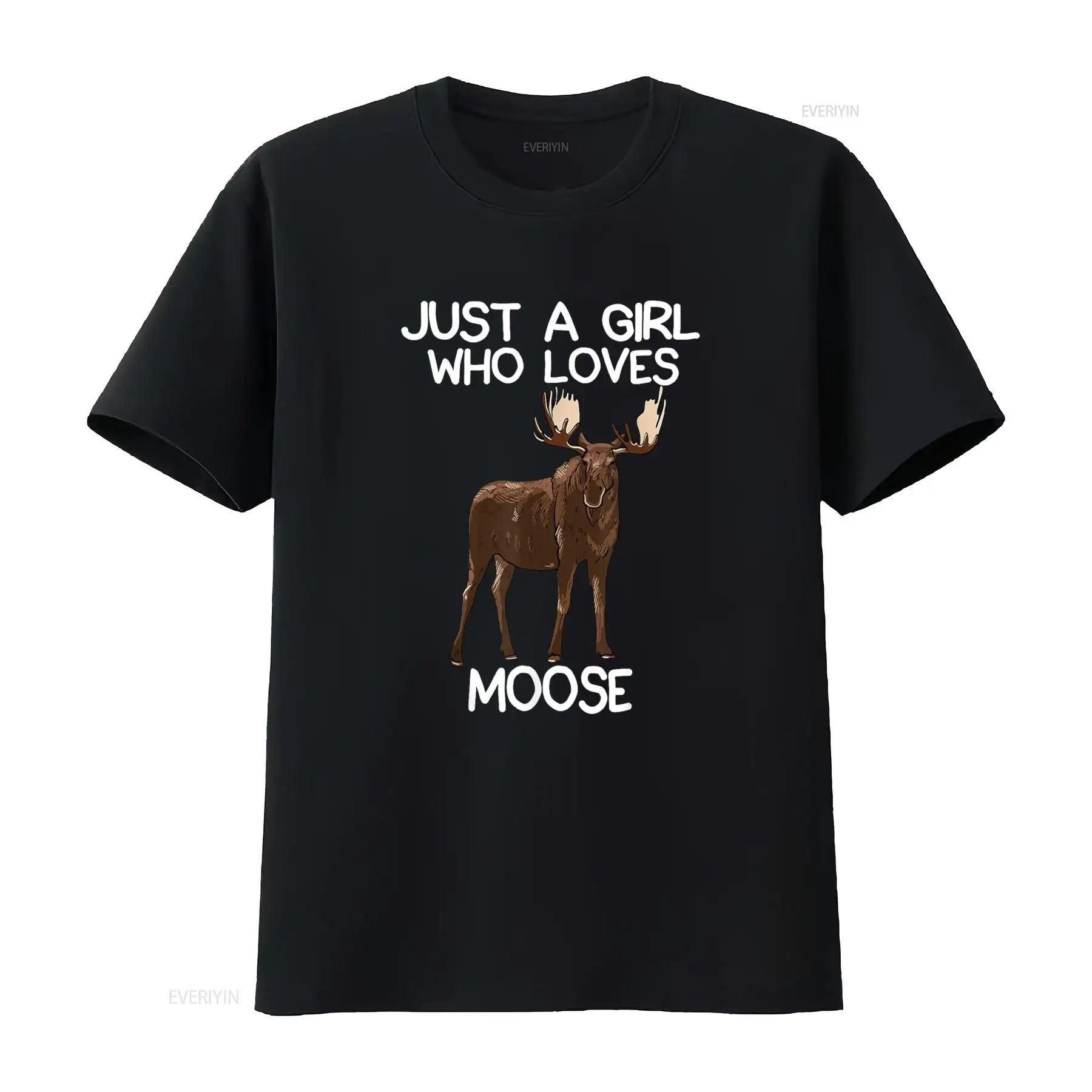 Just A Girl Who Loves Moose Fu - Vintage Fashion Quotes ulasan dan harga