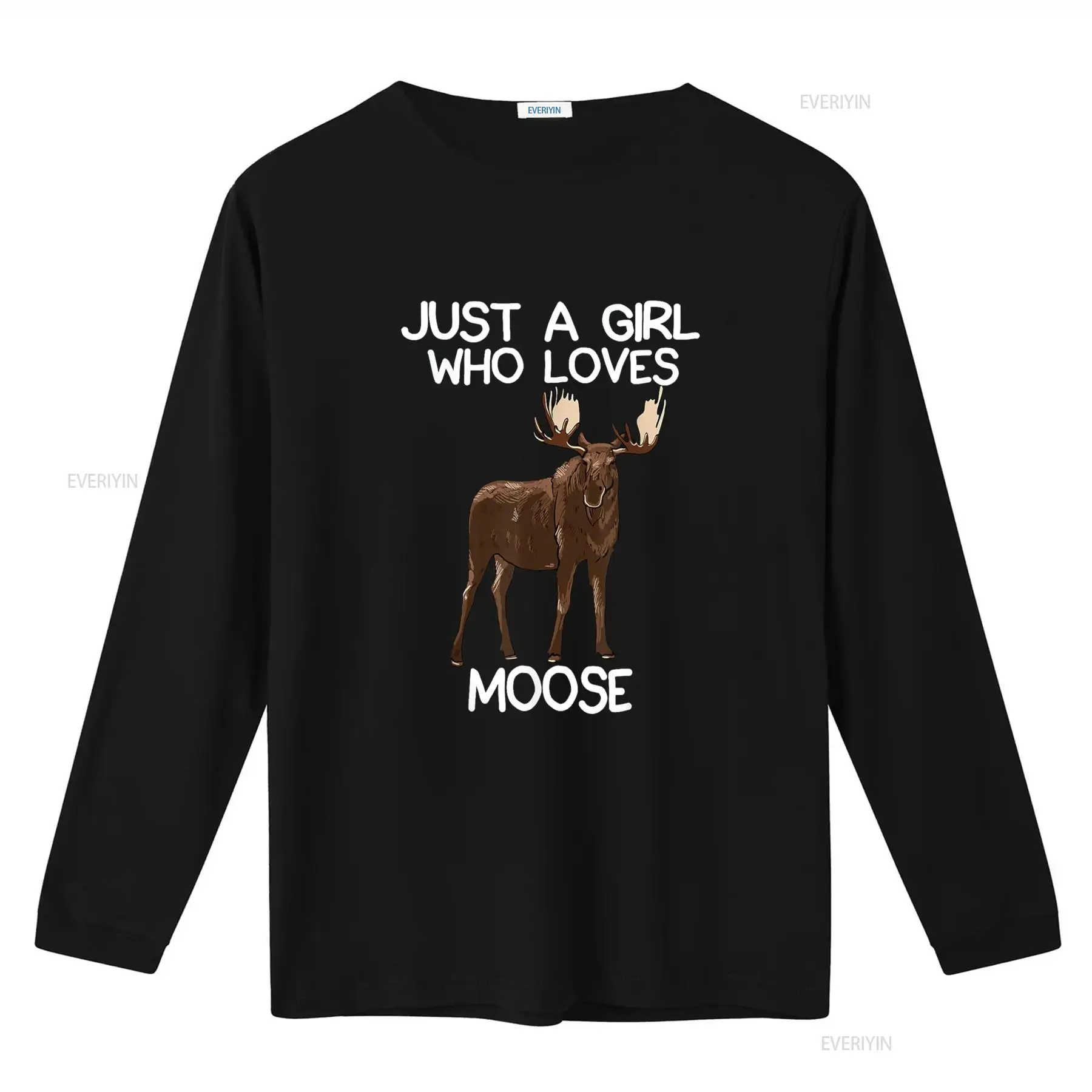 Just A Girl Who Loves Moose Fu - Vintage Fashion Quotes ulasan dan harga
