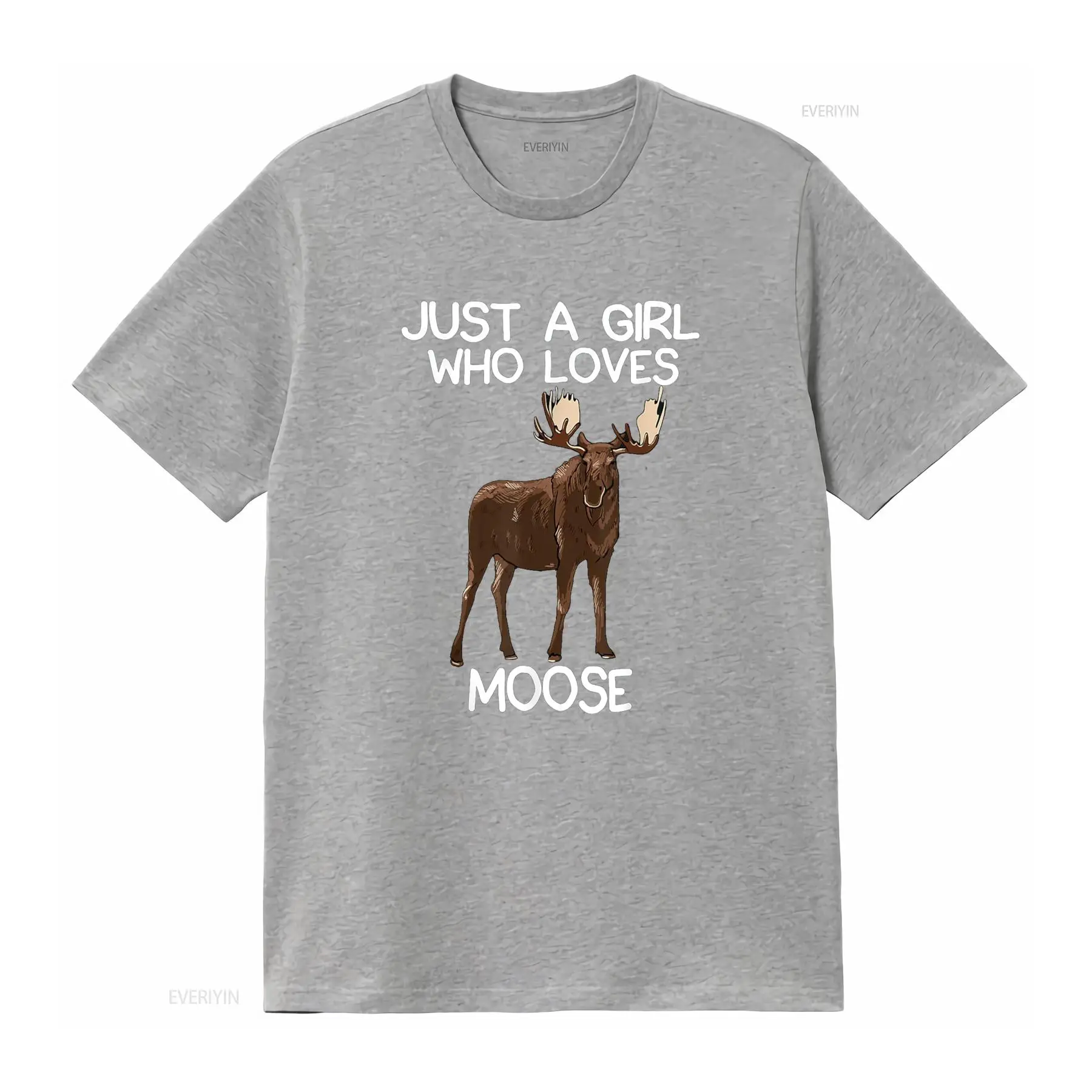 Just A Girl Who Loves Moose Fu - Vintage Fashion Quotes ulasan dan harga