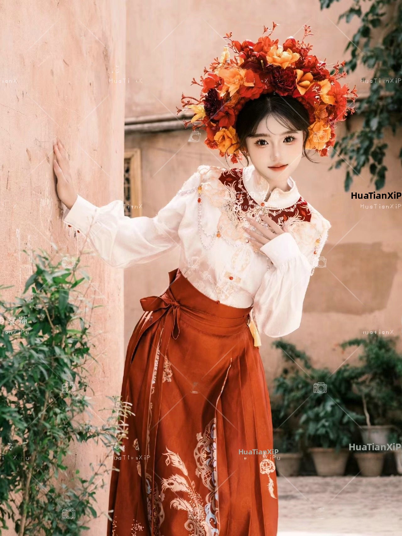 Quanzhou Xunpu Girl's Hanfu Fl - Vintage Fashion Photography ulasan dan harga