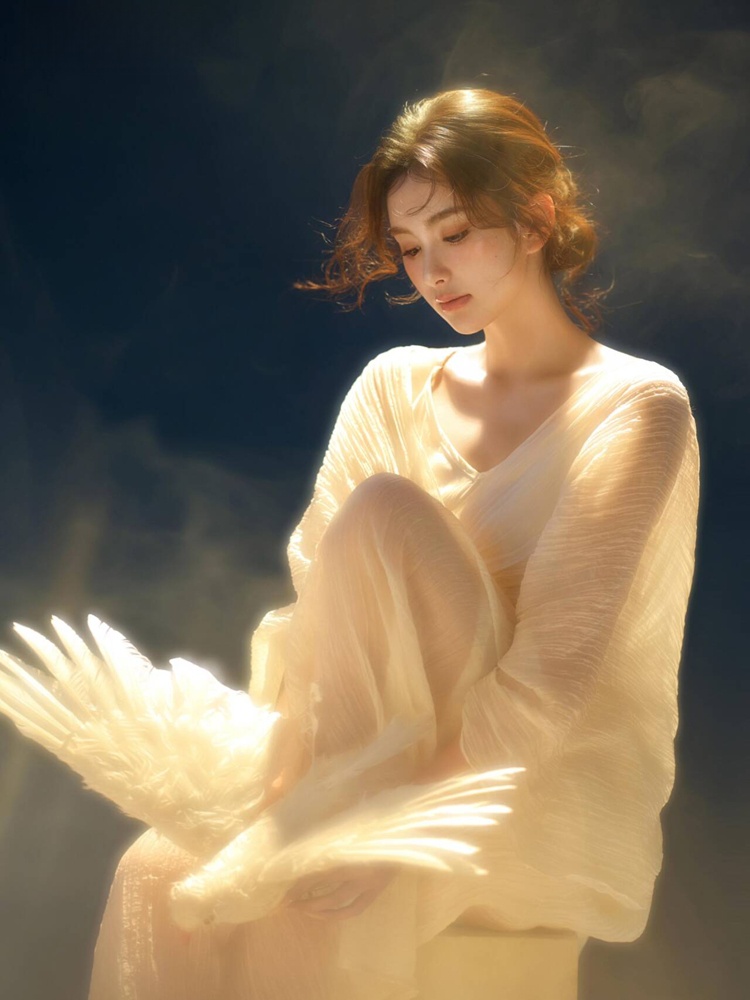 2026 New Vintage Oil Painting  - Vintage Fashion Photography ulasan dan harga