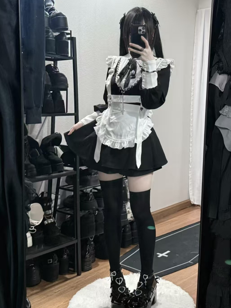 2026 Japanese Gothic Vintage S - Vintage Fashion Outfit ulasan dan harga
