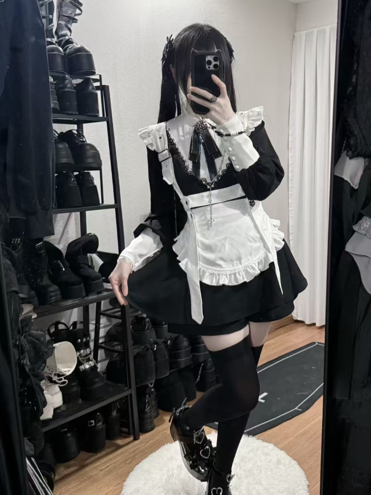 2026 Japanese Gothic Vintage S - Vintage Fashion Outfit ulasan dan harga