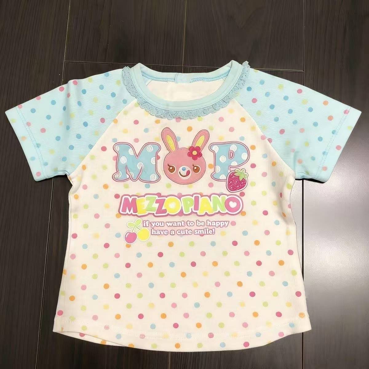 Vintage Kawaii Cute Short Slee - Vintage Fashion Y2K ulasan dan harga
