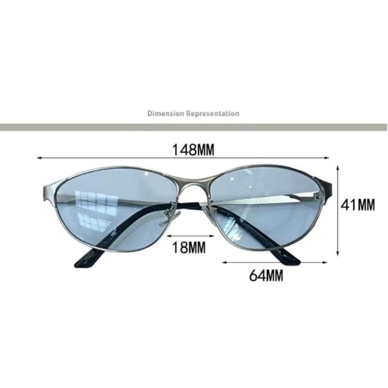 Y2K Cat Eye Sunglasses Ultravi - Vintage Fashion Y2K ulasan dan harga