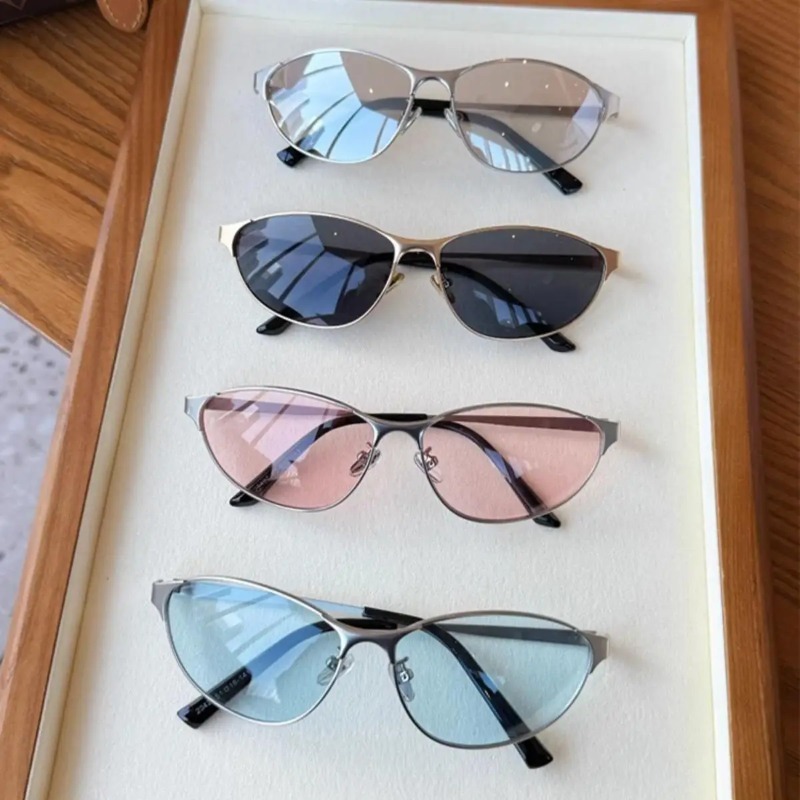 Y2K Cat Eye Sunglasses Ultravi - Vintage Fashion Y2K ulasan dan harga