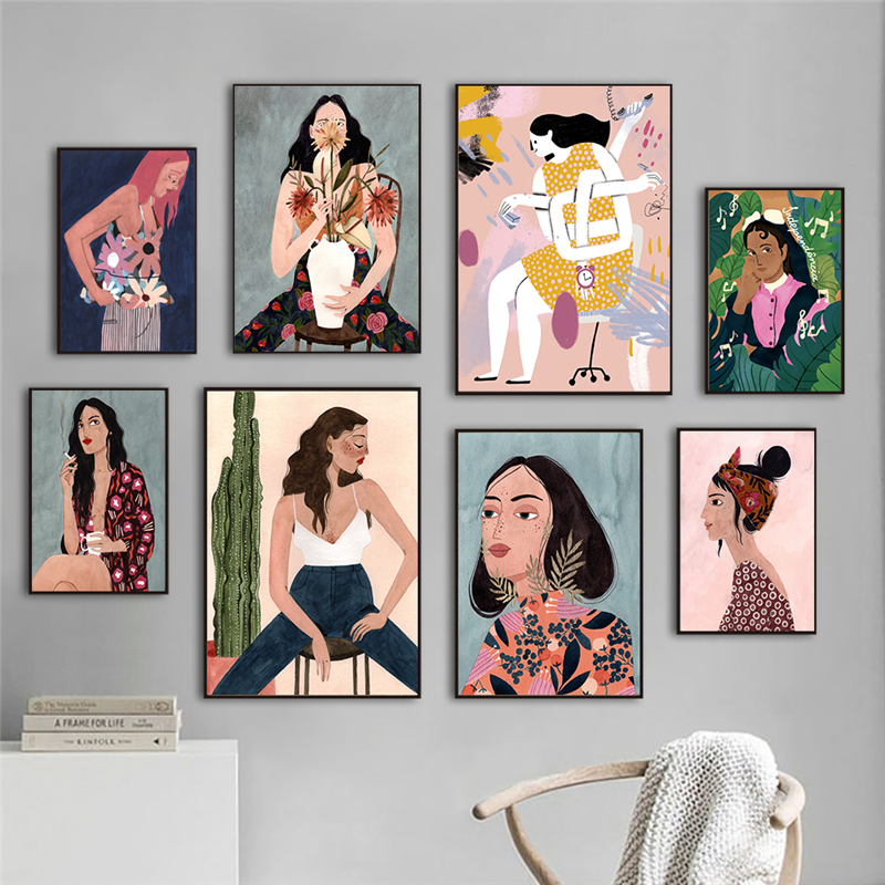 Vintage Fashion Abstract Wall  - Vintage Fashion Prints For Wall ulasan dan harga