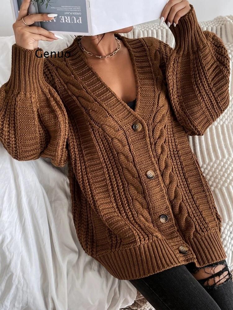 Cardigan Sweaters Women Vintag - Vintage Fashion Knitwear ulasan dan harga
