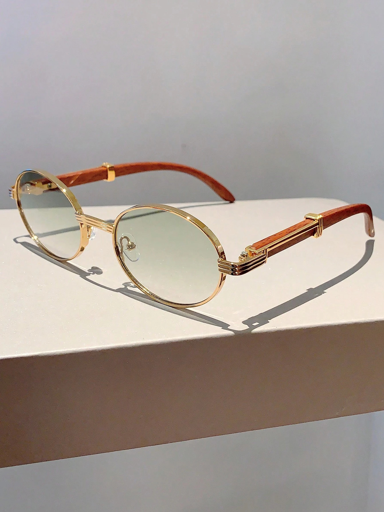 Unisex Vintage round Frameless - Vintage Fashion Photography ulasan dan harga