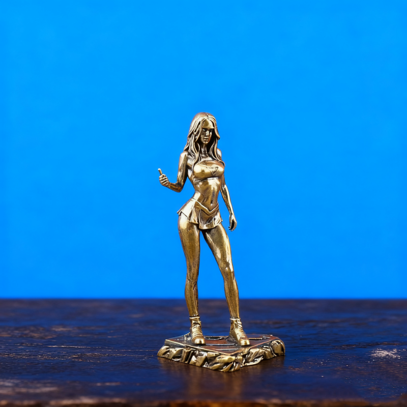 Solid Brass Fashion Model Stat - Vintage Fashion Model ulasan dan harga