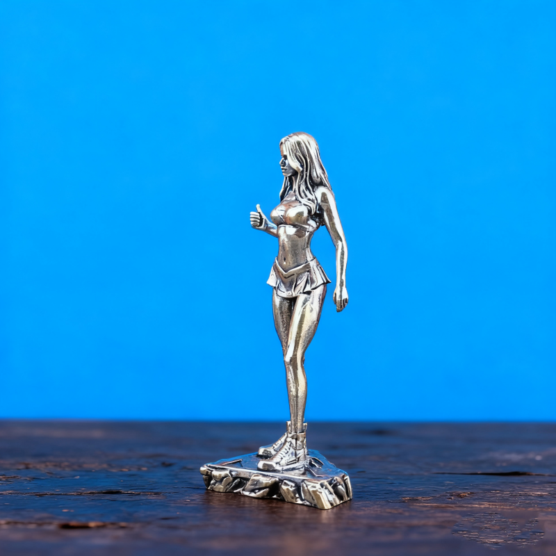 Solid Brass Fashion Model Stat - Vintage Fashion Model ulasan dan harga