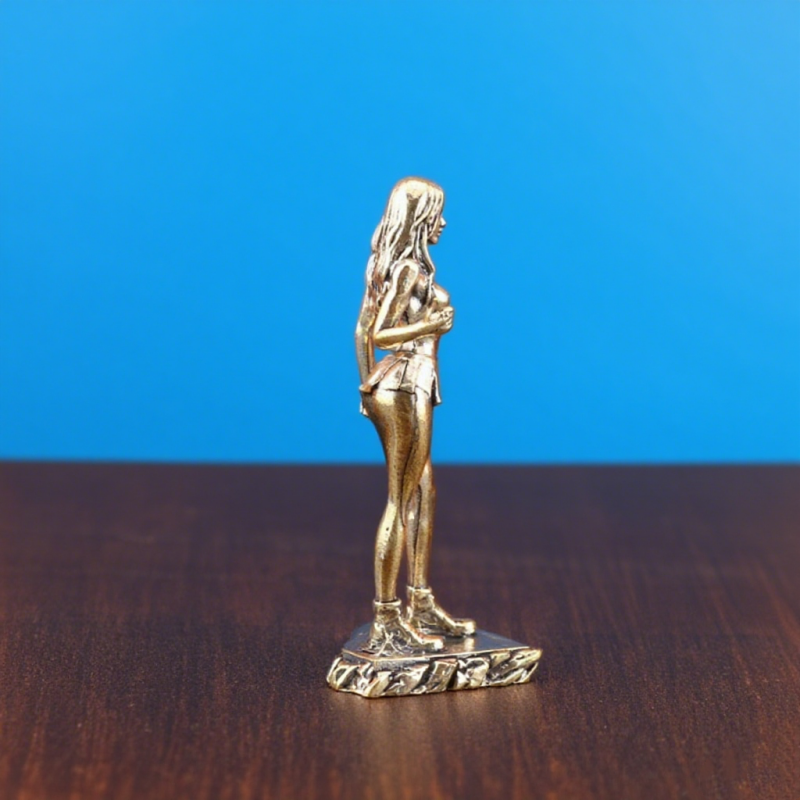 Solid Brass Fashion Model Stat - Vintage Fashion Model ulasan dan harga
