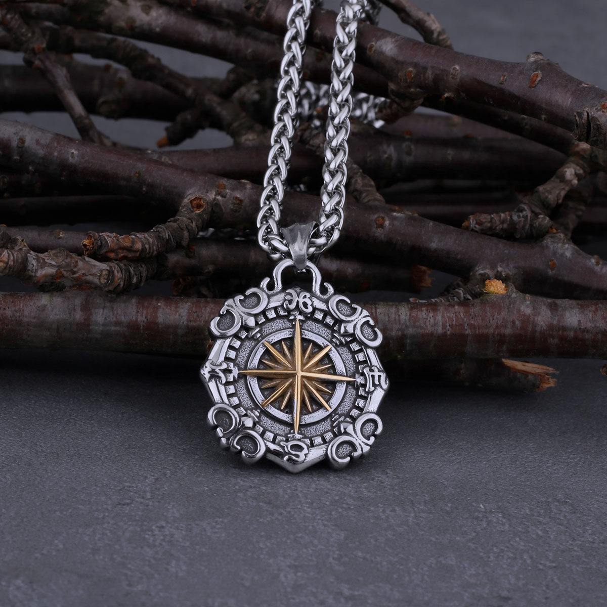 316L Stainless Steel Viking St - Vintage Fashion Boutique ulasan dan harga