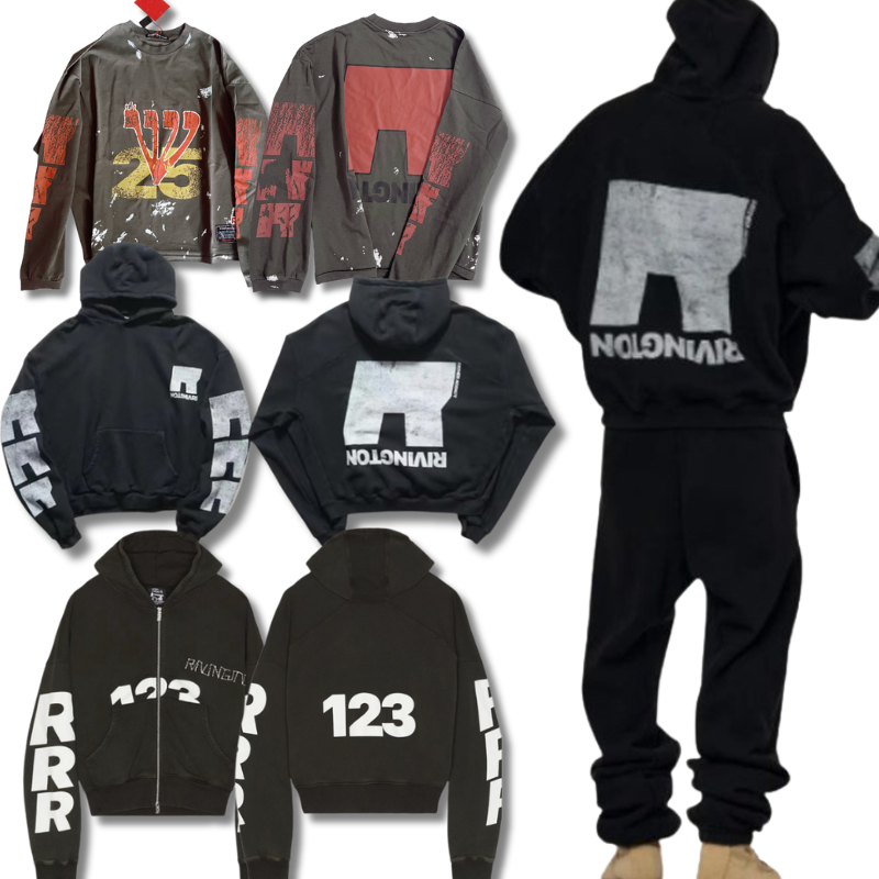 RRR-123 Embroidered LOGO Doubl - Vintage Urban Fashion ulasan dan harga