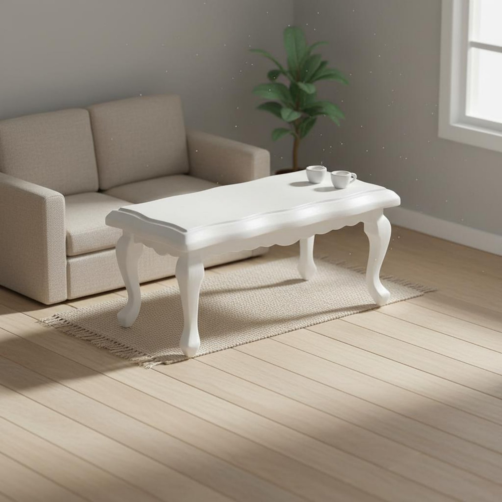 1:12 Scale Coffee Table Photog - Vintage Fashion Photography ulasan dan harga