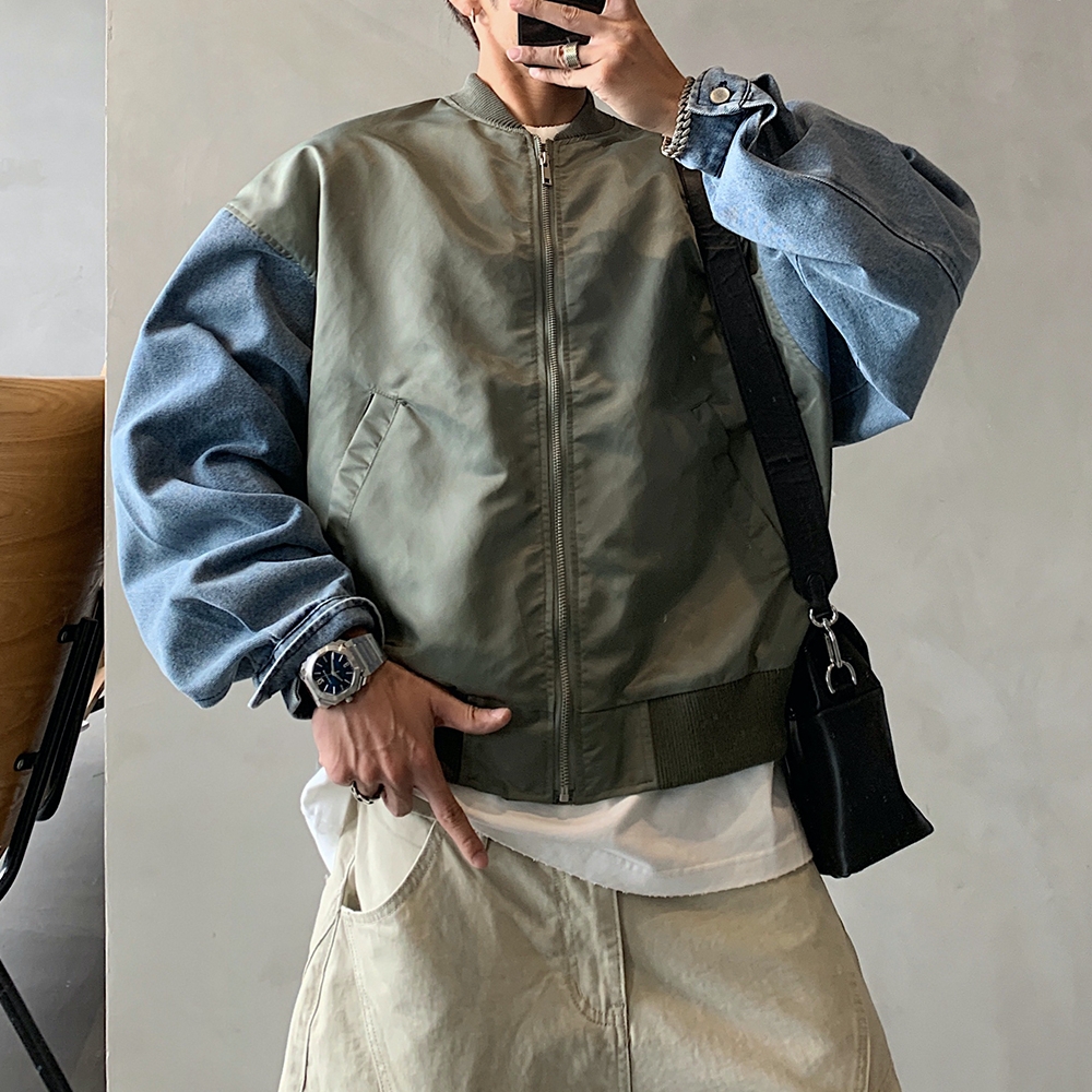 Korean Style American Denim Pa - Vintage Urban Fashion ulasan dan harga