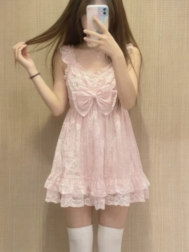 Kawaii Sweet Y2K Vintage 2 Pie - Vintage Fashion Outfit ulasan dan harga
