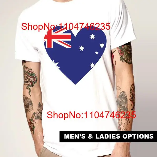 Cool T Shirt I Love Australia  - Vintage Fashion Australia ulasan dan harga