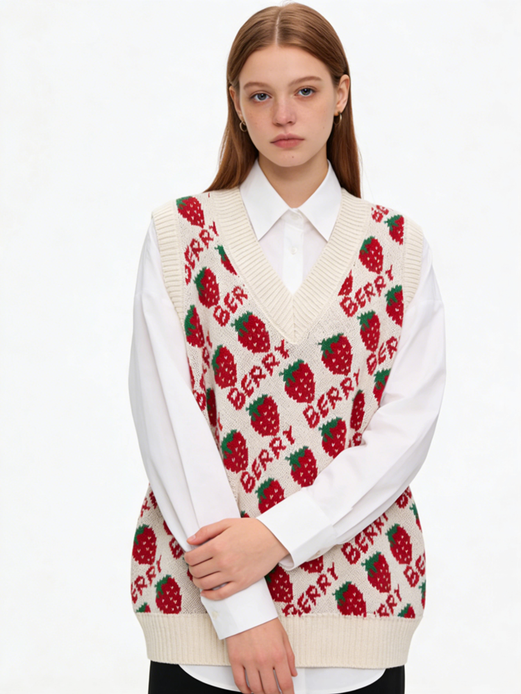 2026 Autumn Korean Style Full  - Vintage Fashion Knitwear ulasan dan harga
