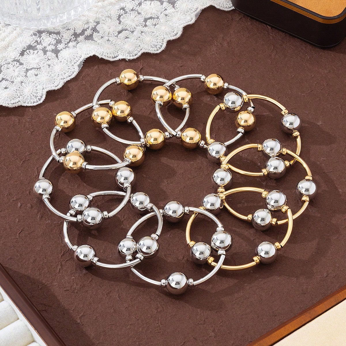 Vintage Pearl Bracelet 3Pcs Se - Vintage Fashion Photography ulasan dan harga