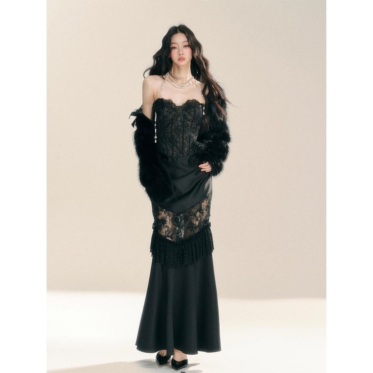 Vintage Gothic Grunge Y2k Lace - Vintage Fashion Y2K ulasan dan harga