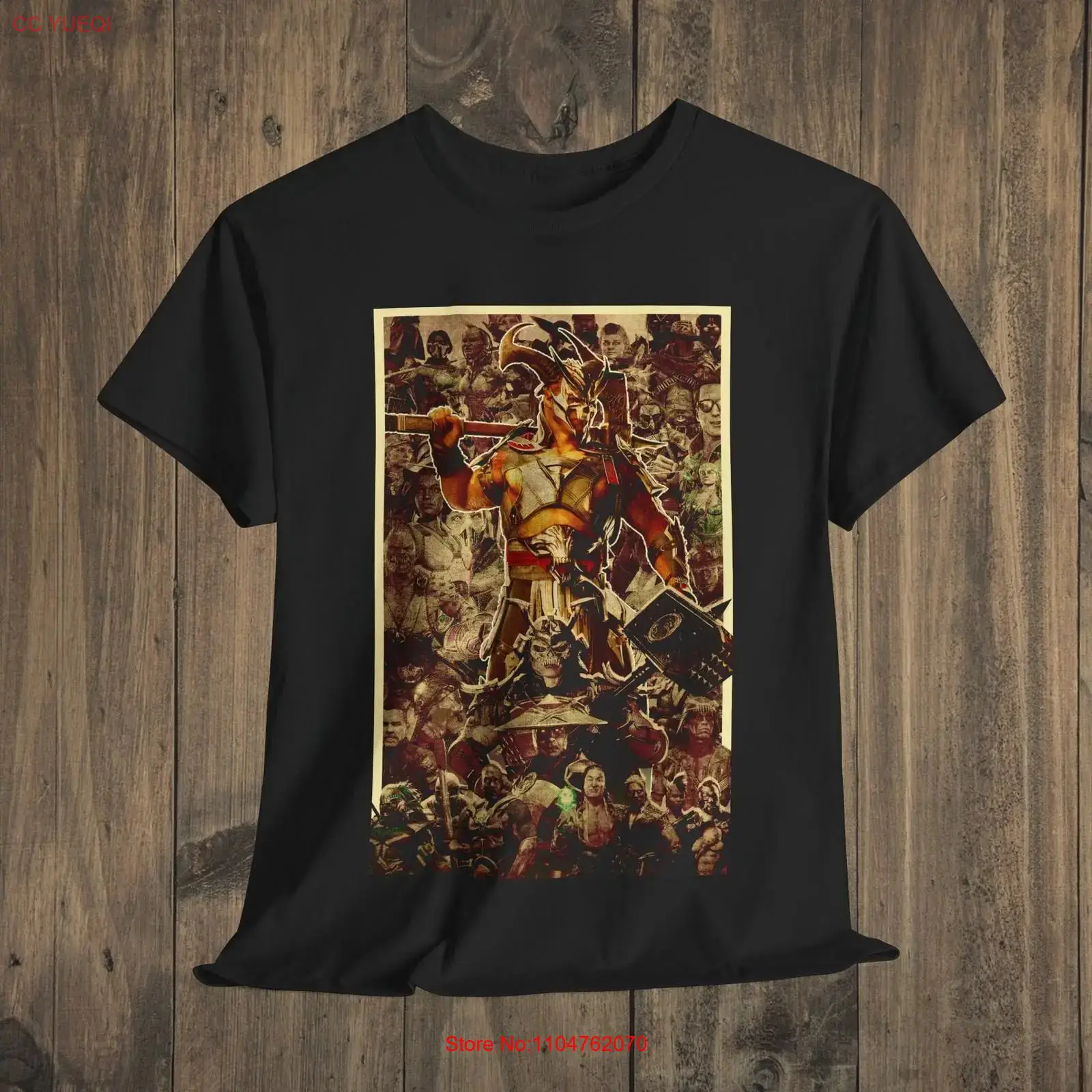 Iconic Gaming Fighter T Shirt  - Vintage Fashion Icons ulasan dan harga