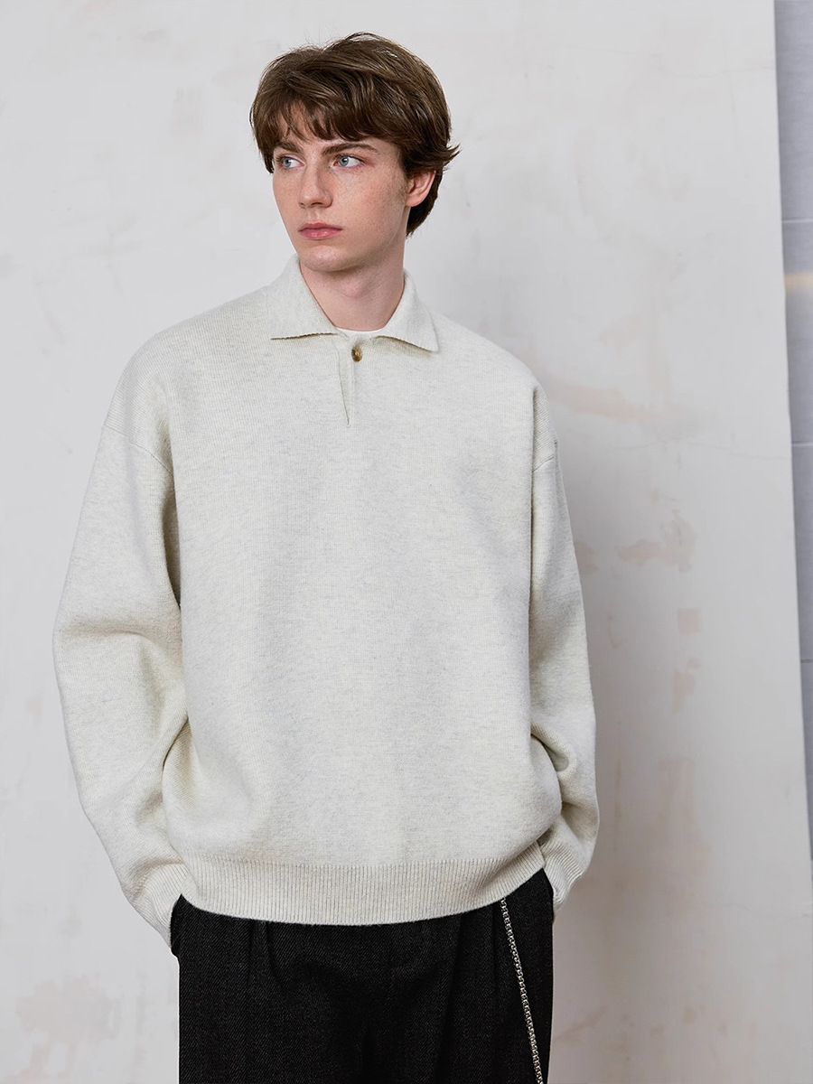 Fur Collar Pullovers Cashmere  - Vintage Urban Fashion ulasan dan harga