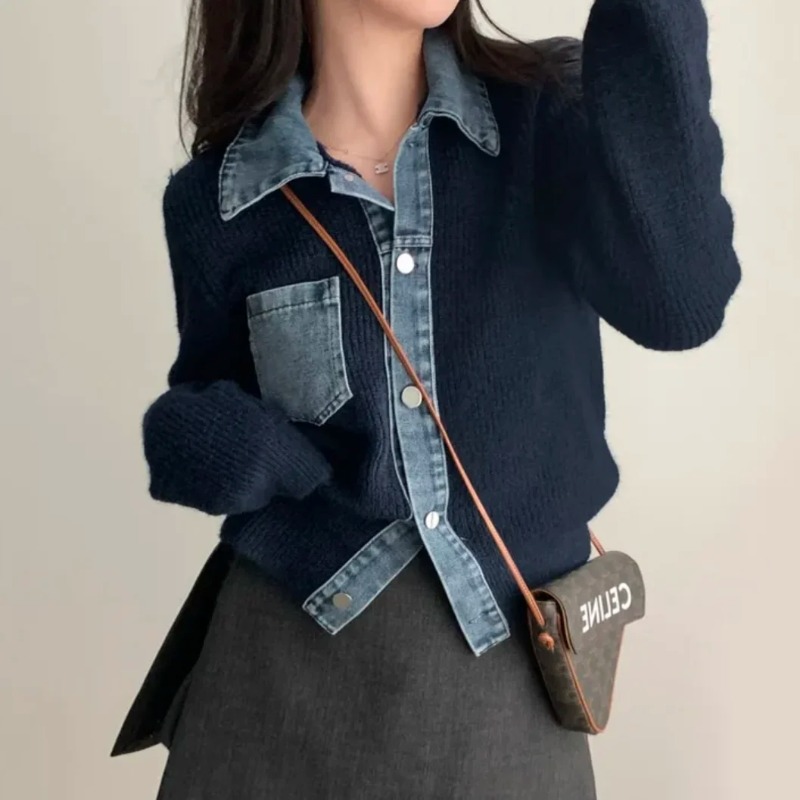 Chic Women's Knitwear Loose Fi - Vintage Fashion Knitwear ulasan dan harga