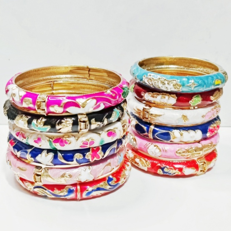 Wholesale Bulk 12 Pcs Enamel F - Vintage Fashion Boutique ulasan dan harga