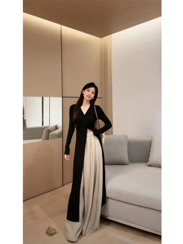 Art Student Vintage Long Coat  - Vintage Fashion Outfit ulasan dan harga