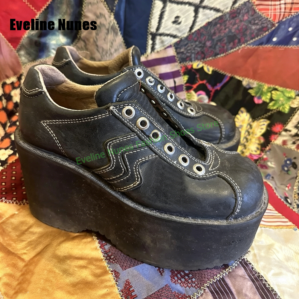 Y2K Platform Wedge Fashion Pum - Vintage Fashion Y2K ulasan dan harga
