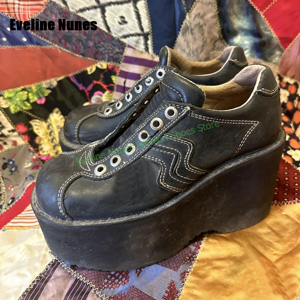 Y2K Platform Wedge Fashion Pum - Vintage Fashion Y2K ulasan dan harga