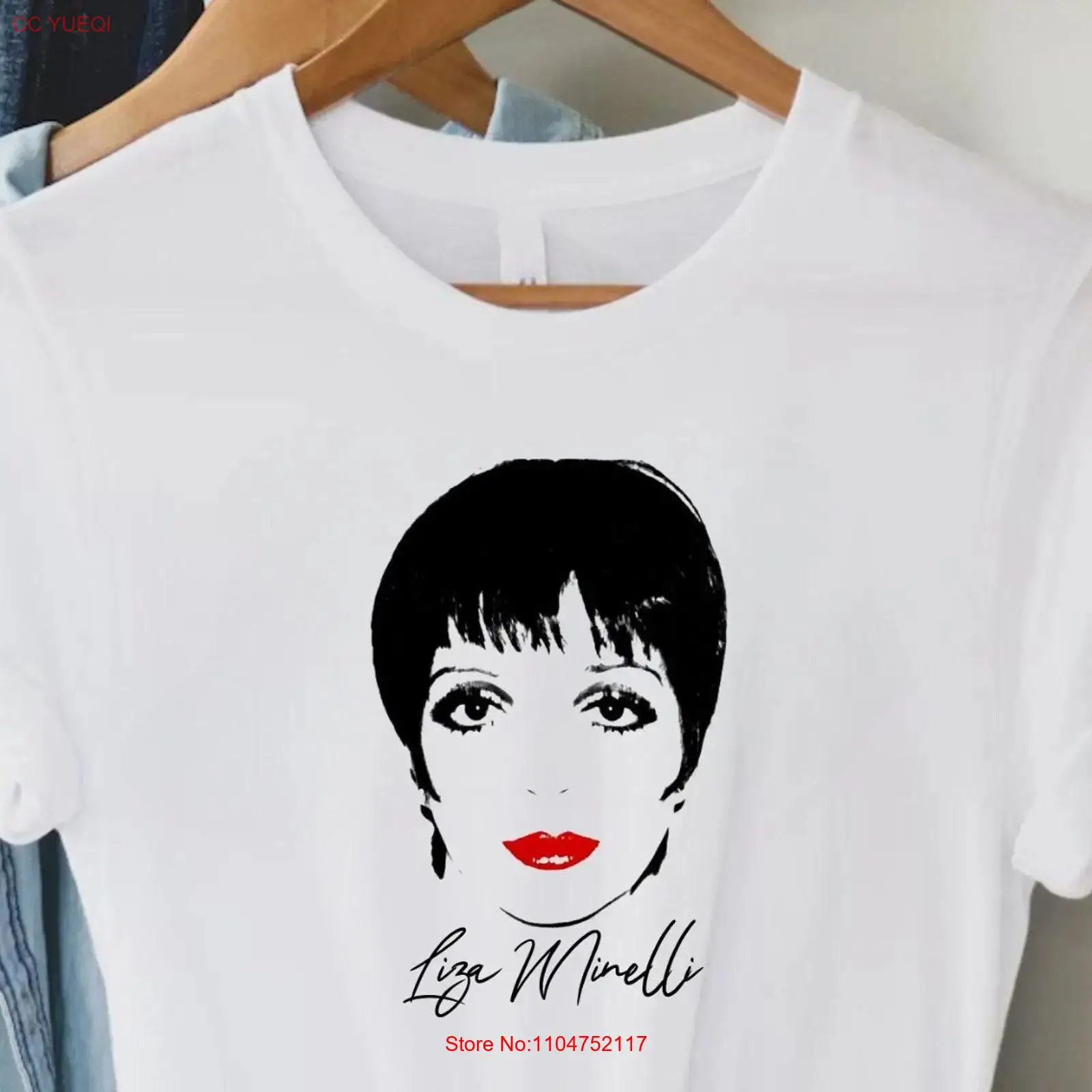 Liza Minnelli Iconic T Shirt T - Vintage Fashion Icons ulasan dan harga