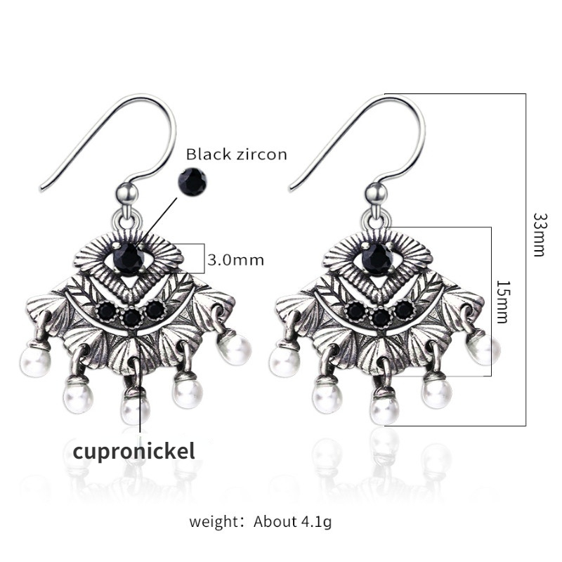NASIYA Silver Earrings Jewelry - Vintage Fashion Boutique ulasan dan harga