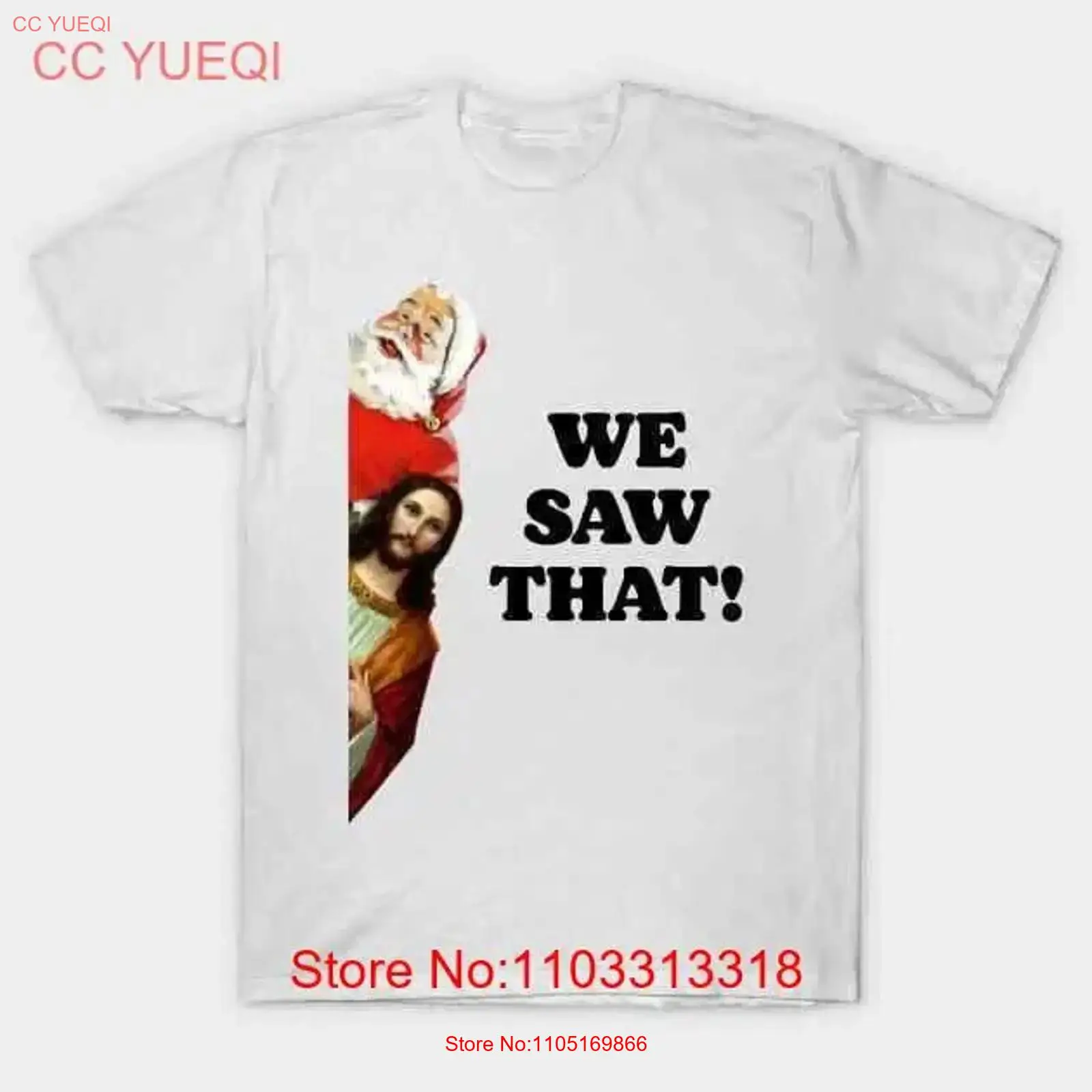 WE SAW THAT Santa and Jesus Ar - Vintage Fashion Australia ulasan dan harga